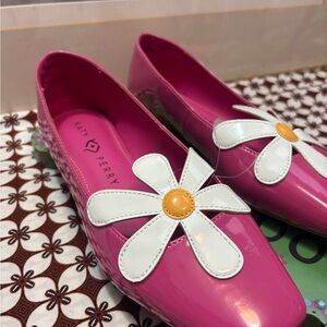 Katy Perry Collections Pink Flats with Daisy Accent